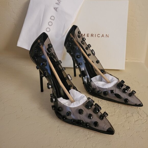 Good American DIAMONDS FOREVER HEEL SIZE: 9 - Picture 2 of 10